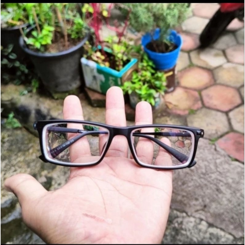 kacamata frame optik lensa photocromic gratis lensa minus