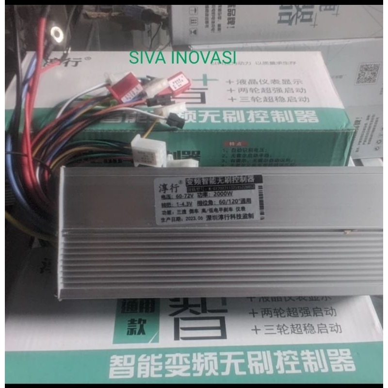kpntroller motor listrik universal 60v, 72v 2000watt bldc