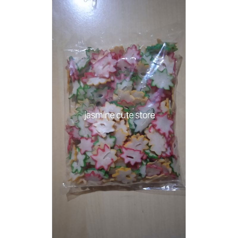 

kerupuk bawang bintang / kerupuk bawang seblak / kerupuk bintang warna warni 250 gram