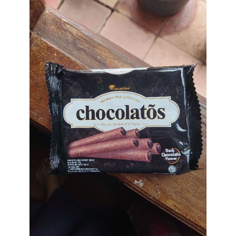 

CHOCOLATOS WAFER ROLL RASA COKLAT / KEJU 25gr GARUDAFOOD