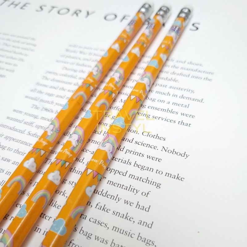 

Pensil Fancy 2B - Pensil Unicorn 2B - Pensil Setip - Pensil Lucu - Pensil Karakter - Pensil Mermaid 2B