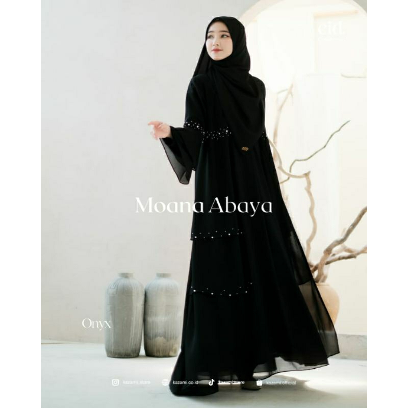 po relauch moana abaya ori by kazami abaya dress ied series
