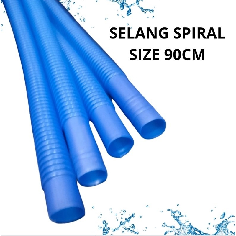 Selang Spiral Selang Filter Aquarium Panjang 90cm