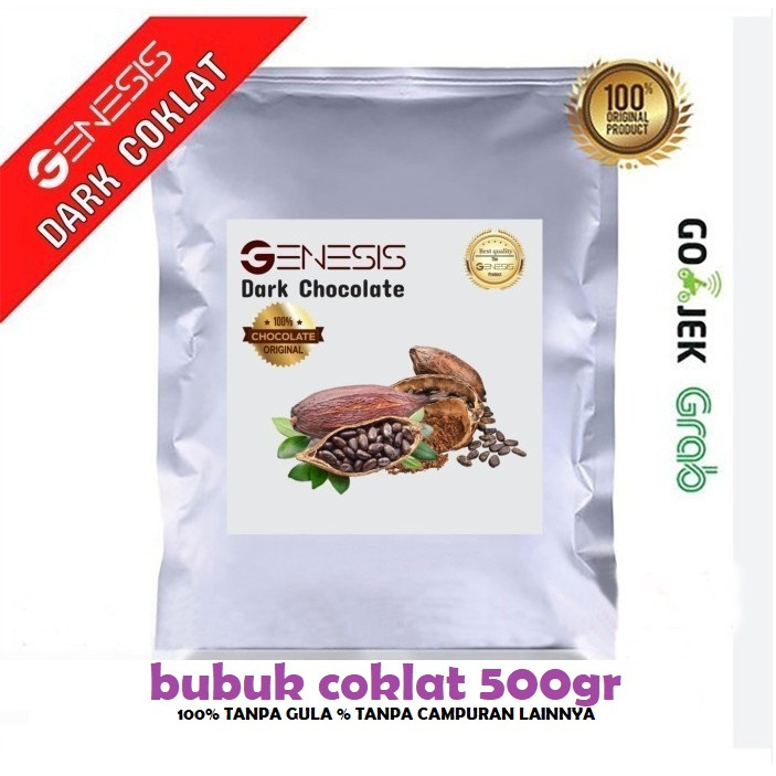 

BUBUK COKLAT GENESIS COCOA POWDER KEMASAN / Cokelat Bubuk Minuman & Bahan Makanan - 100% Asli