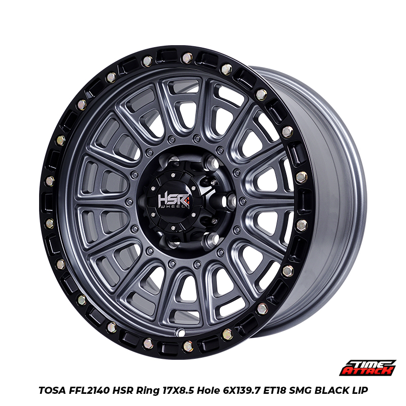 Velg Mobil Ford Ranger R17 HSR WHEEL Tipe TOSA Ring 17 - TIME ATTACK BOGOR
