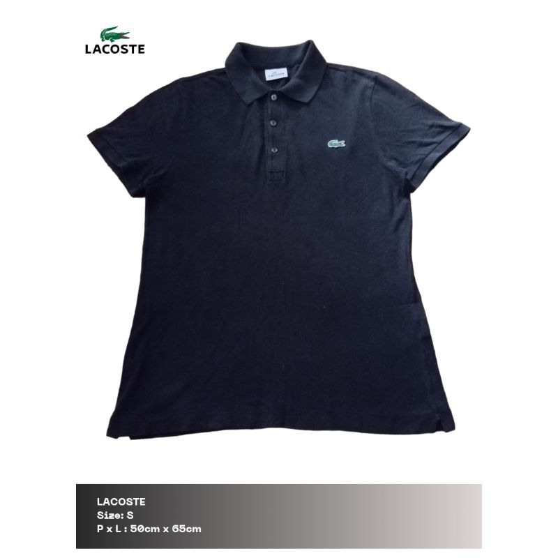 Kaos Kerah Second Branded LACOSTE