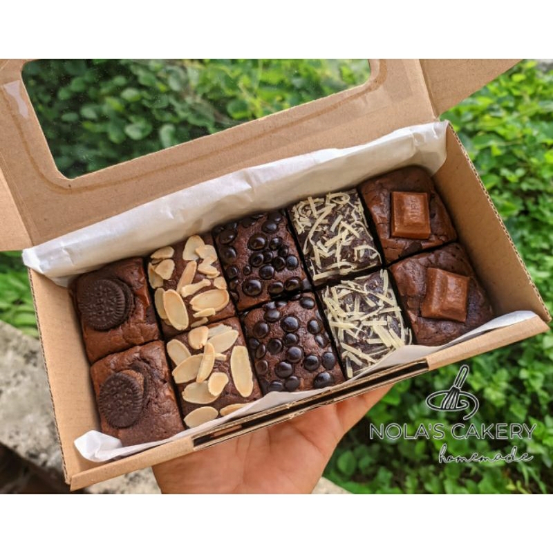 

Fudgy brownies ukuran 20x10