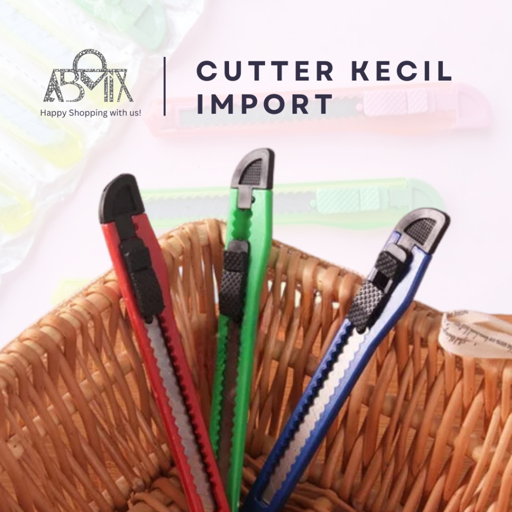 

Cute Cutter Pemotong Kertas / Cutter Mini Motif Polos / Mini Cutter Portable Ukuran Kecil
