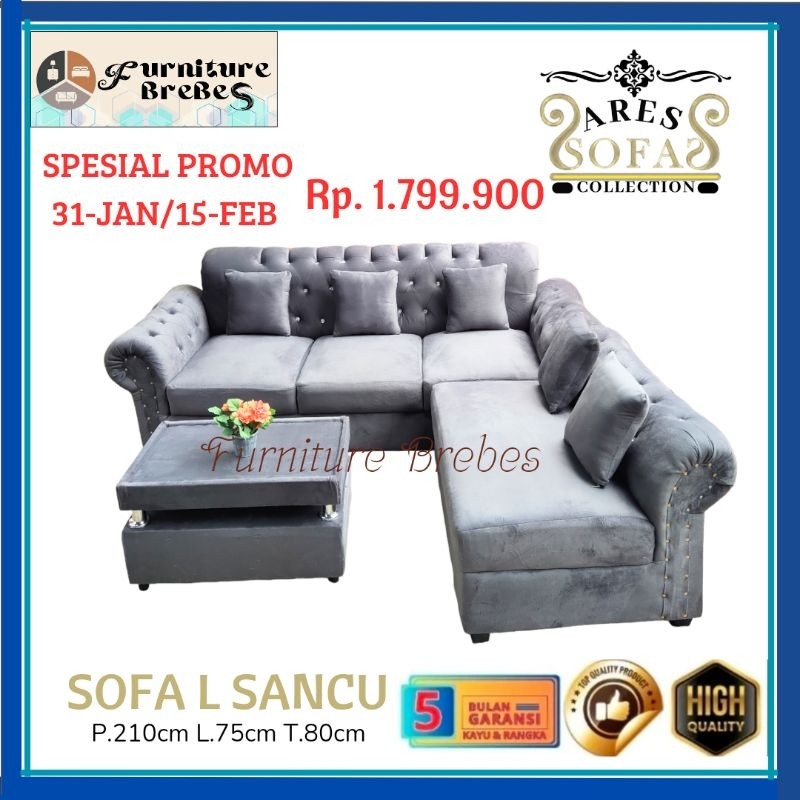 Sofa L Putus Sofa Sancu Sofa Tamu Minimalis Modern Termurah Cirebon Tegal Brebes