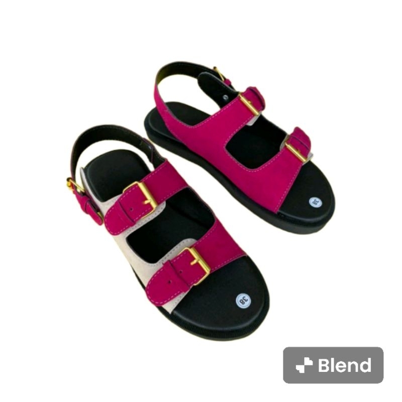 SANDAL WANITA CEWE LOTTO TALI PINK CREAM DR.MARTIN FREE BOX