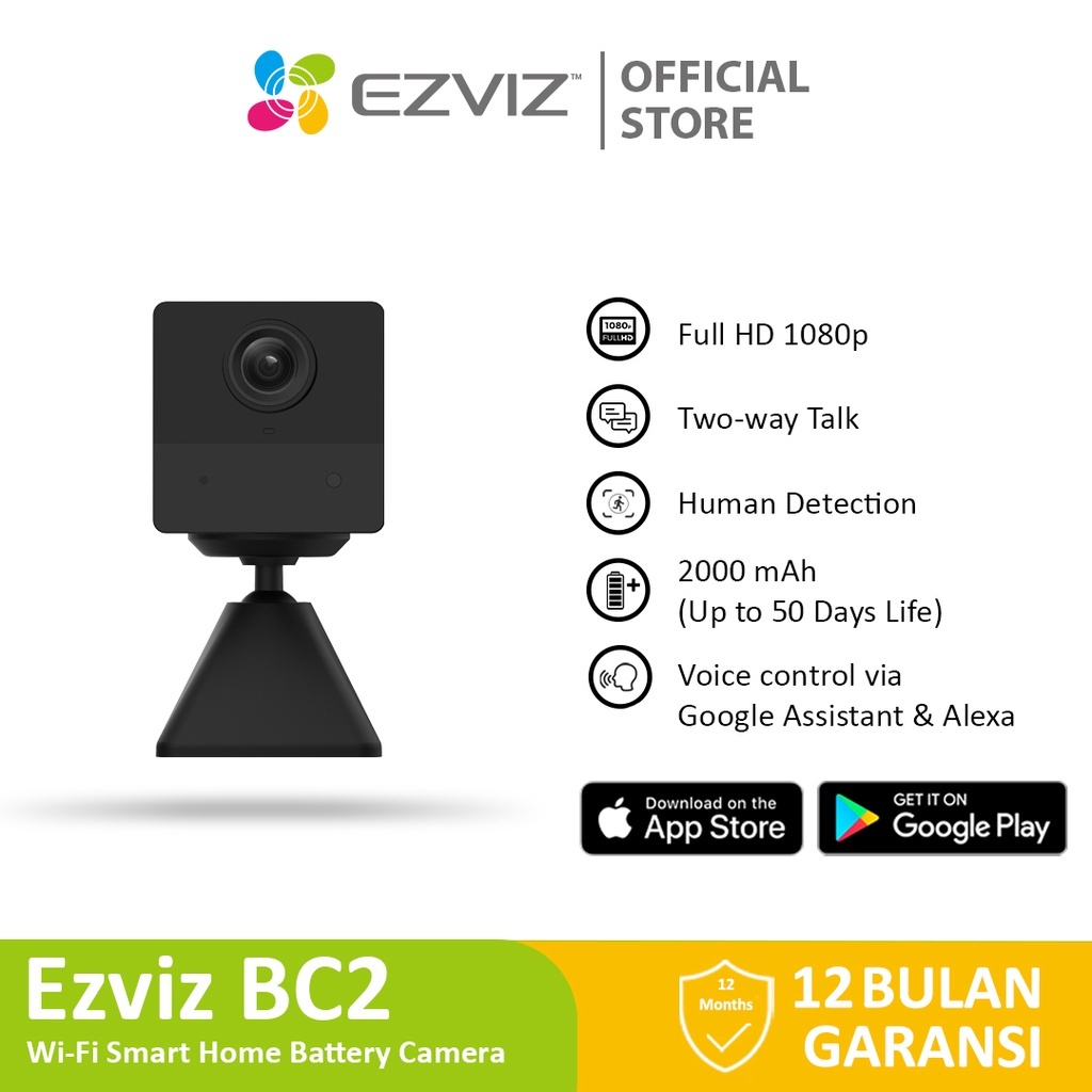 KAMERA / CAMERA / CCTV Ezviz BC2 Smart Home Battery Wifi IP Camera CCTV Indoor 1080p | CCTV Indoor