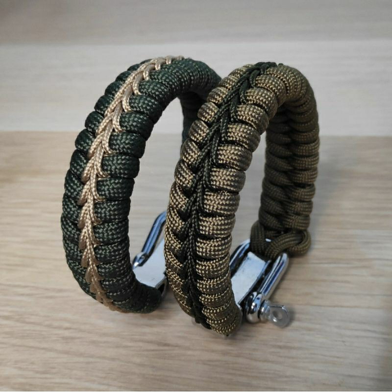Gelang Outdoor Paracord Fishtail Shackle U