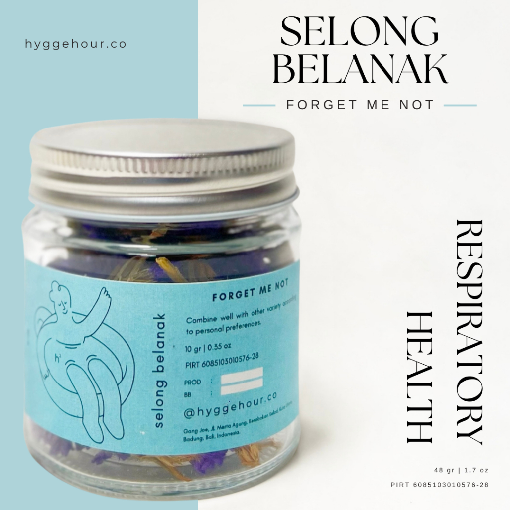 

Hygge Hour / Selong Belanak - Forget Me Not - Dried Flower Tea / Teh Bunga Kering