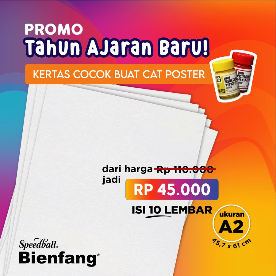 

Speedball Bienfang Watercolor Paper Set Kertas Cat Air