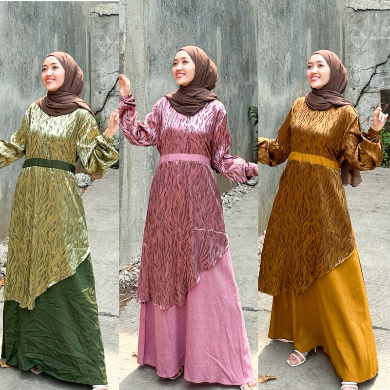 Joley Cloth - Diana Dress Muslimah Busui Baju Pesta Gamis Kondangan Terbaru