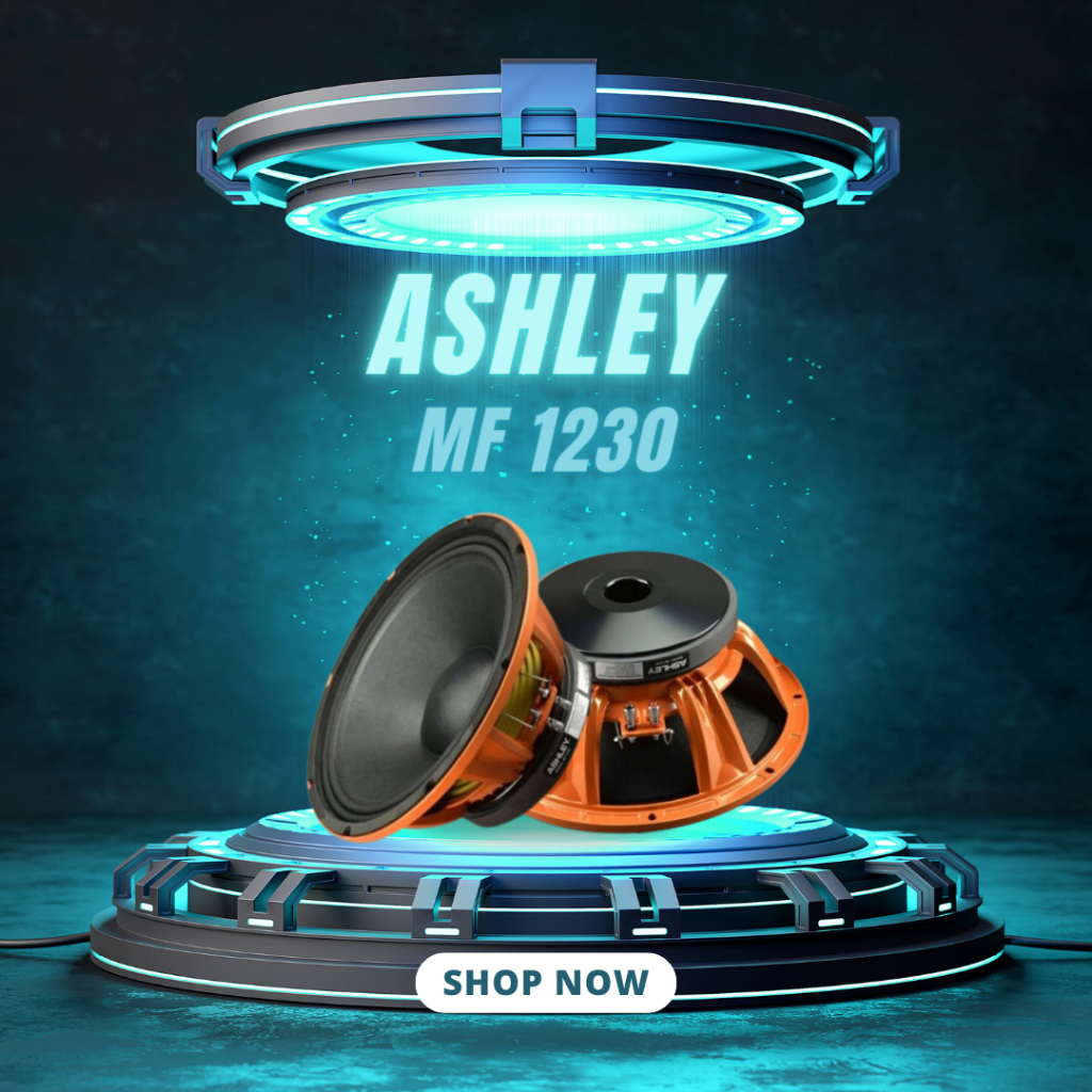 SPEAKER KOMPONEN ASHLEY MF 1230 / MF-1230 / MF1230 WOOFER 12 INCH GARANSI RESMI ASHLEY