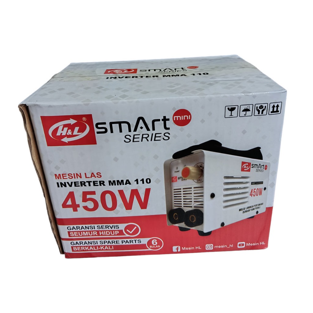 V2 MMA 110 Mesin Las 450 Watt HL Smart Series MINI 450W las ryu