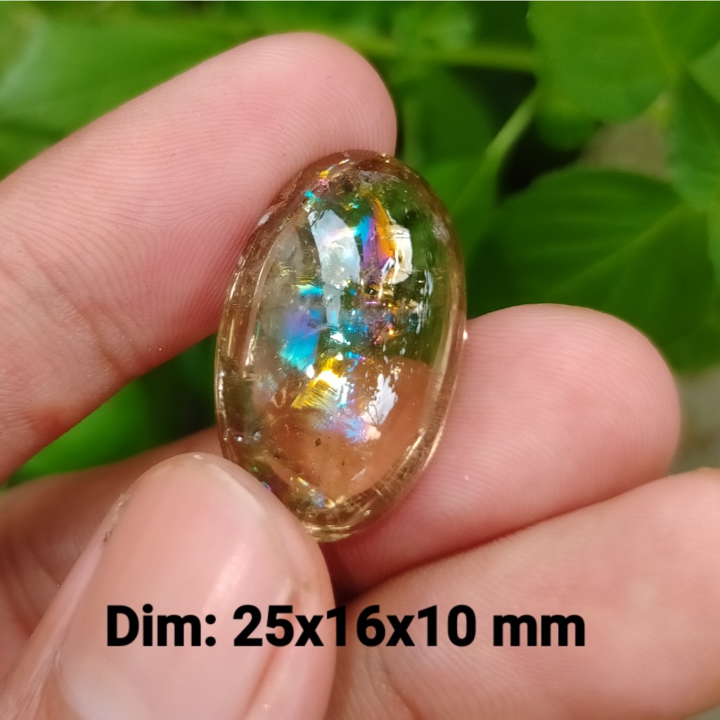 BATU KECUBUNG PELANGI BENING TEH NATURAL cek batu lainnya yaman api wulung opal bacan permata amethy