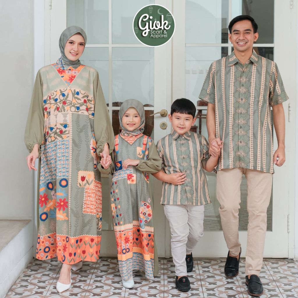 DRESS GIOK ZINIA GAMIS WANITA JUMBO