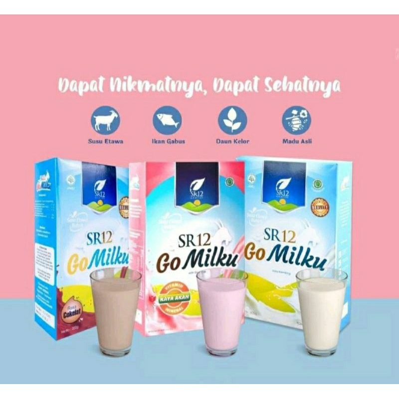 

Gomilku SR12 Susu Kambing Etawa Untuk Daya Tahan Tubuh