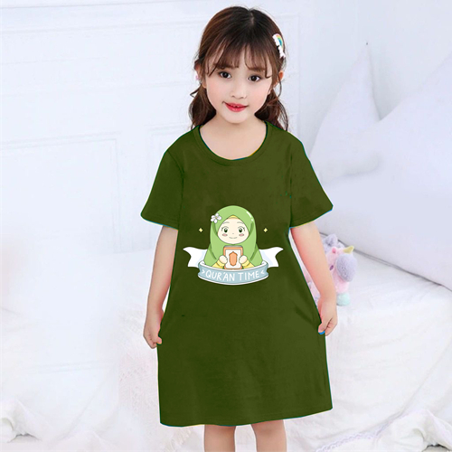 GG Dress Anak Baju Lebaran Ramadhan Dress Anak Fashion MuslimTerbaru Motif Maryam