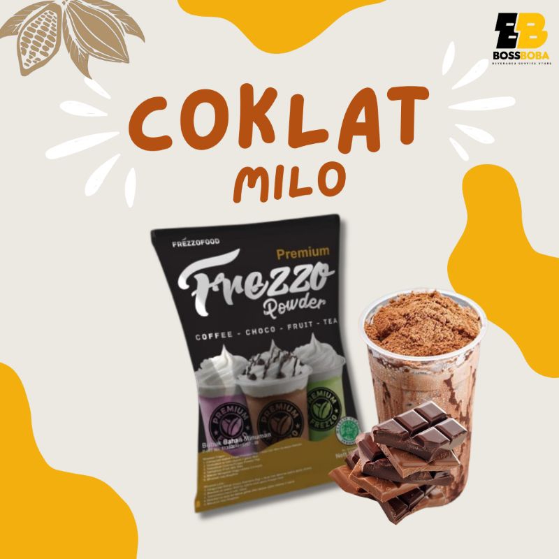 

Bubuk Minuman Rasa Coklat Milo Premium Frezzo Powder Drink 1kg/Minuman Kekinian Murah/Bossboba