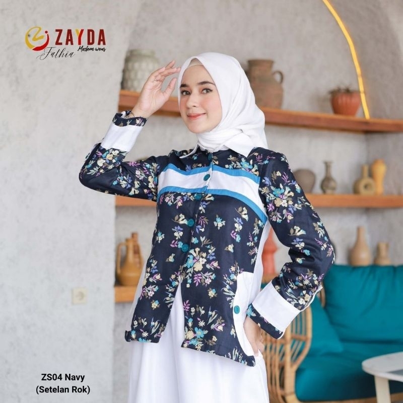 Setelan Rok dan Blazer cantik Fathia by Zayda ZS04