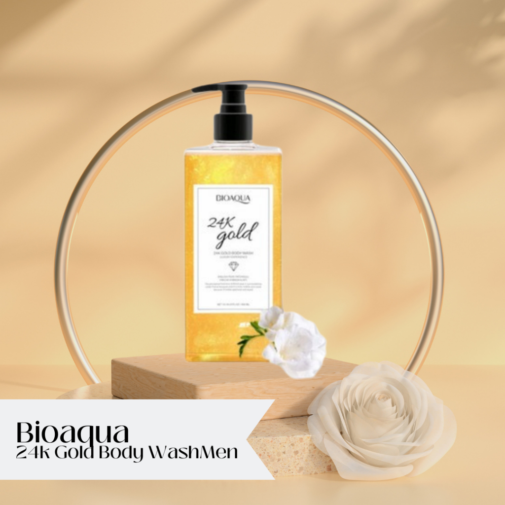 Sabun Mandi BIOAQUA 24K Gold Body Wash