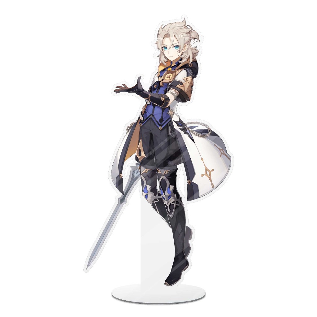 Stand akrilik figure ALBEDO standee 20cm-GENSHIN IMPACTmaterial Akrilik