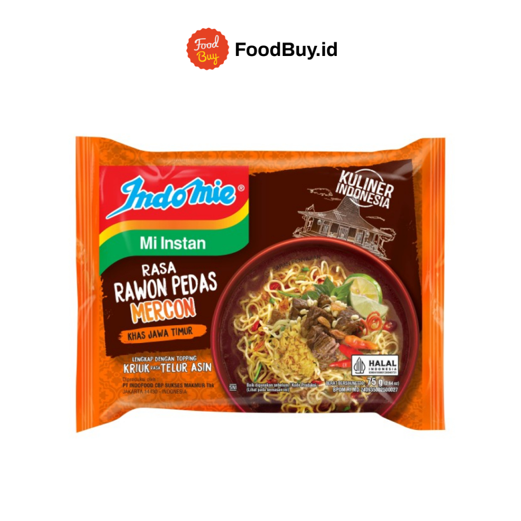 

Indomie Rawon Pedas Mercon 75 gr