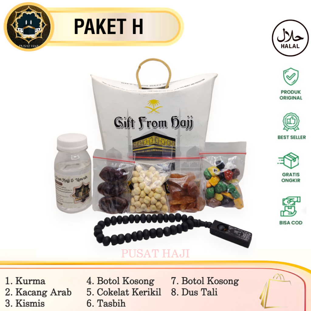 

Paket oleh-oleh haji dan umroh TANPA AIR ZAM-ZAM