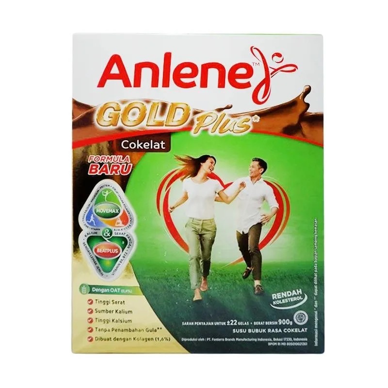 

SUSU BUBUK ANLENE GOLD PLUS COKELAT 850 GRAM
