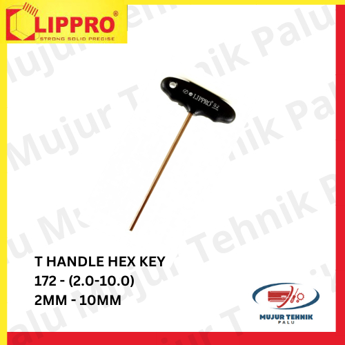 Lippro 172 T Handle Hex Key Kunci L Hexagonal Model T