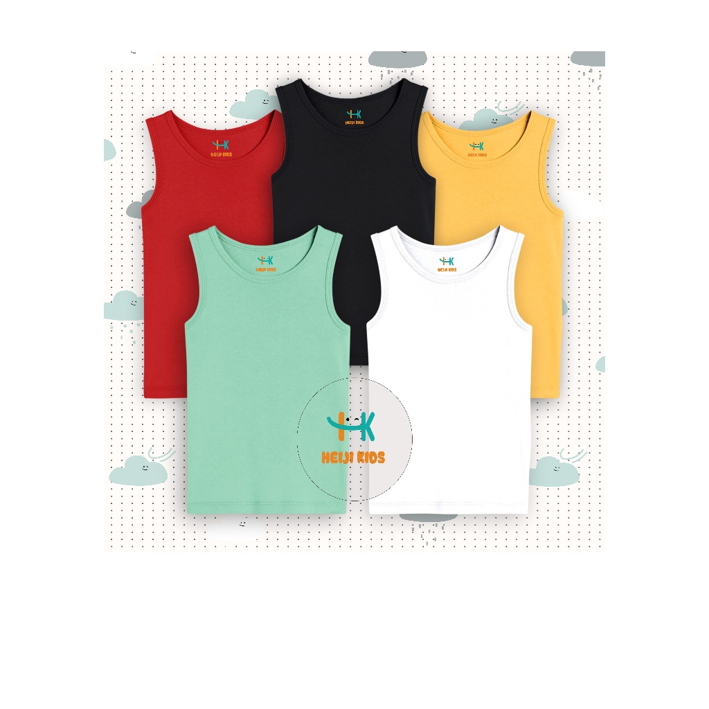 SINGLET ANAK LAKI LAKI POLOS / TANKTOP POLOS ANAK