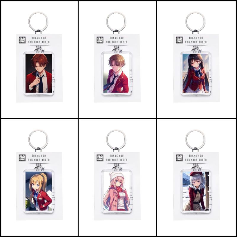 Ganci Gantungan Kunci Anime Classroom Of The Elite - Nimea