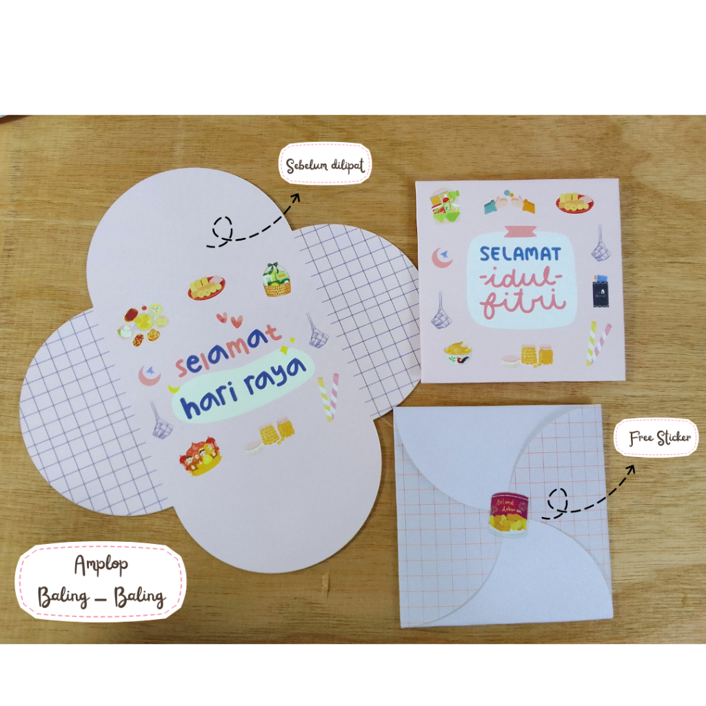 

Amplop Lebaran Lucu Amplop THR Baling Angpao Unik FREE STICKER MURAH