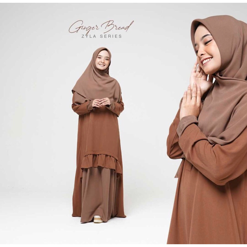 Preloved Jamise Syari Zyla Series Ginger Bread