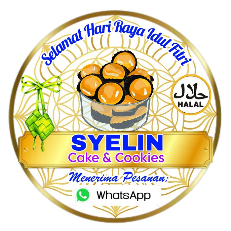 (MINIMAL ORDER 100 PCS) STICKER CEMILAN/STICKER SNACK/STICKER KUE/STICKER MAKANAN/STICKER CATERING/S