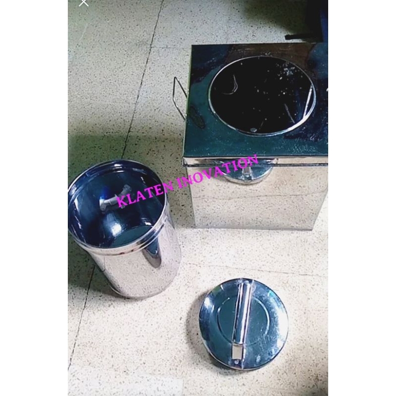 TABUNG ES PUTER BOX KOTAK LENGKAP 15 LITER