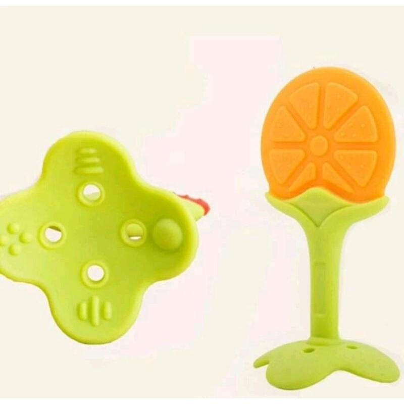 Dodo silikon Fruit teether/gigitan bayi/mainan bayi tumbuh gigi