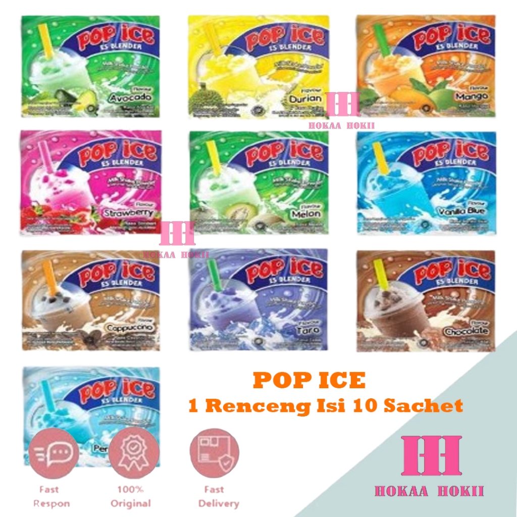 

Pop Ice Es Blender 1 Renceng Isi 10 Sachet 25g