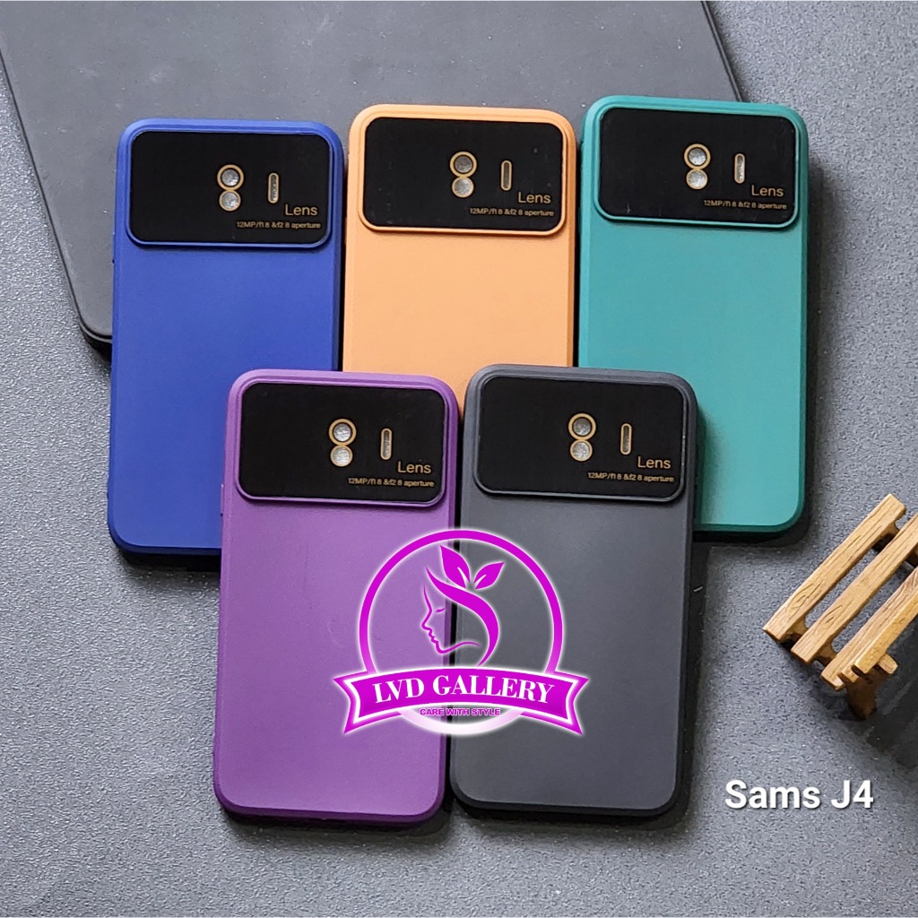 Samsung J4 Samsung J4 Plus Samsung J6 Samsung J6 Plus SoftCase Macaron Big Lens Case Samsung J4 Sams