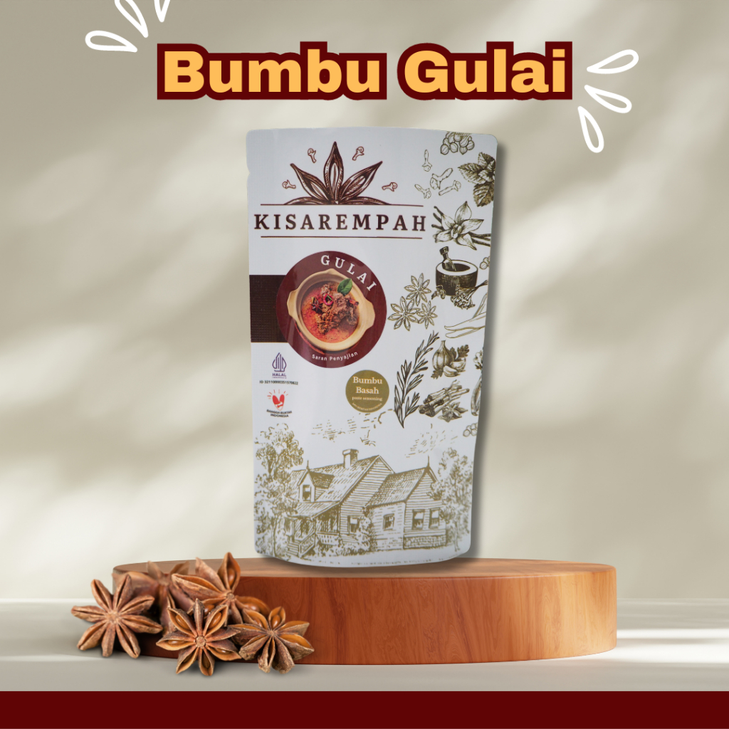 

Bumbu Gulai | 50gr | Bumbu Instant Cepat Saji by KisaRempah