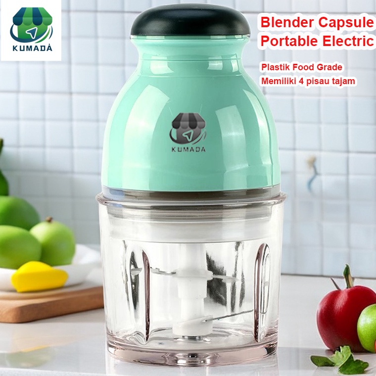 HJY Blender Penggiling Daging Listrik Multifungsi Pembuat Jus Kecil Daging Cincang Mesin Sayuran Cin