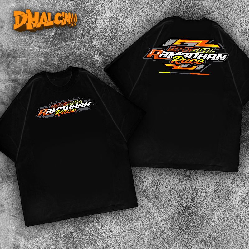 KAOS DISTRO RAMADHAN RACE TERBARU 2024 ORIGINAL, Kaos ramadhan racing tebal cotton 24s