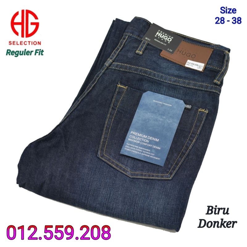 Celana Jeans Pria Hugo Selection  012.559.208 Reguler Fit