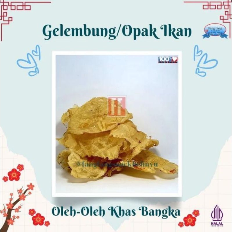 

Gelembung/Opak ikan bangka Per 100g