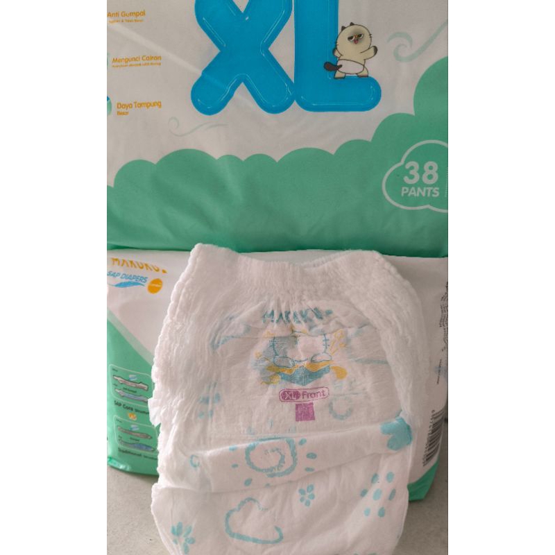 pampers makuku comfort fit size XL non kemasan