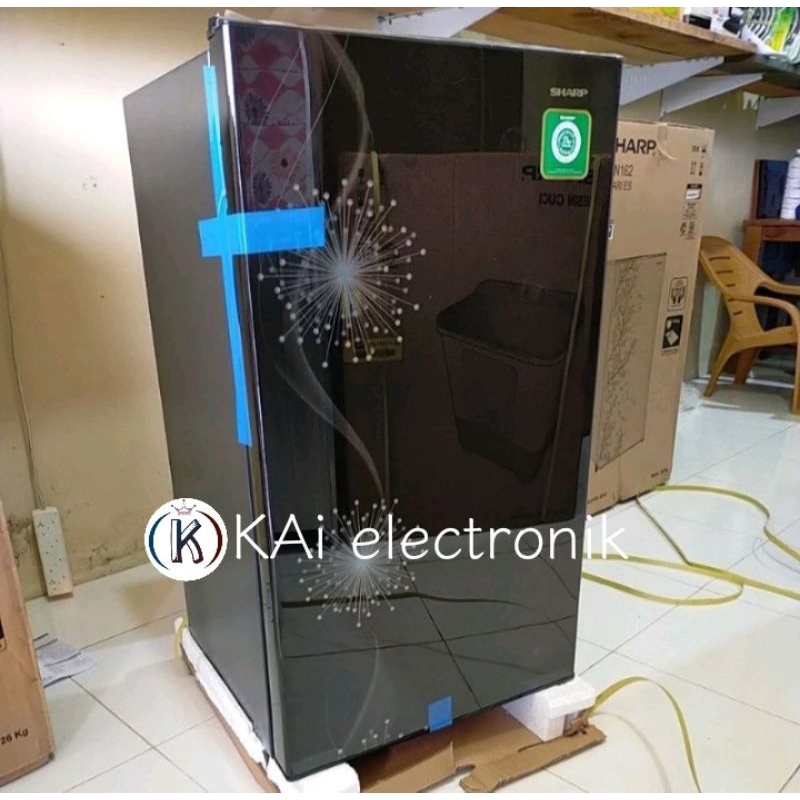 kulkas sharp 1 pintu SJ-X167MG motif kembang api