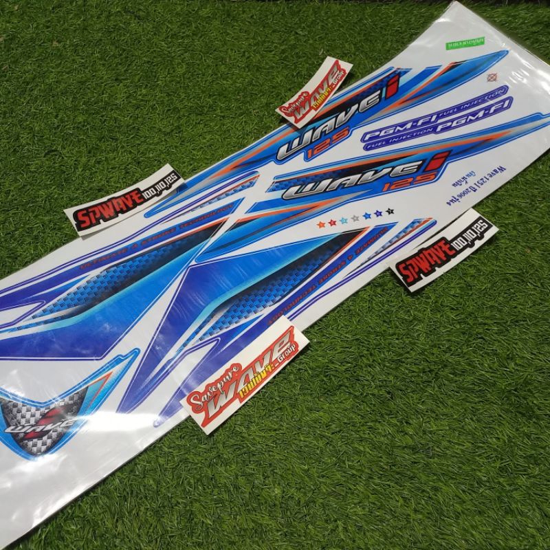 Striping Wave 125 Bahan Kodak Paper Original Thailand Wave 125 Supra 125